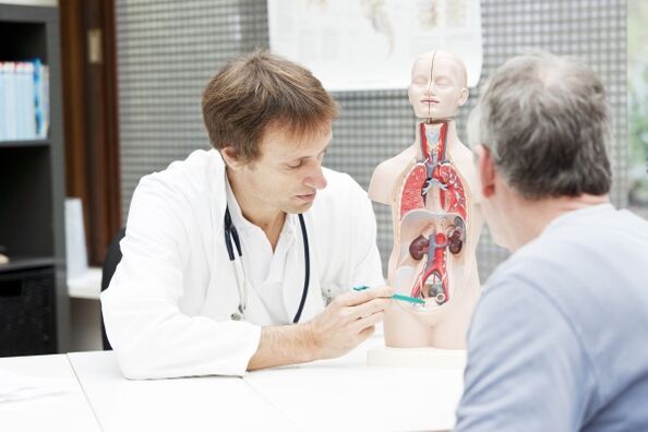 consulta con un especialista en prostatitis crónica